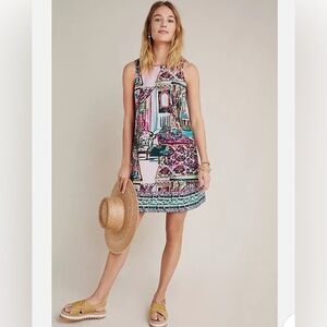 Anthropologie Amelia Mini Shift Dress